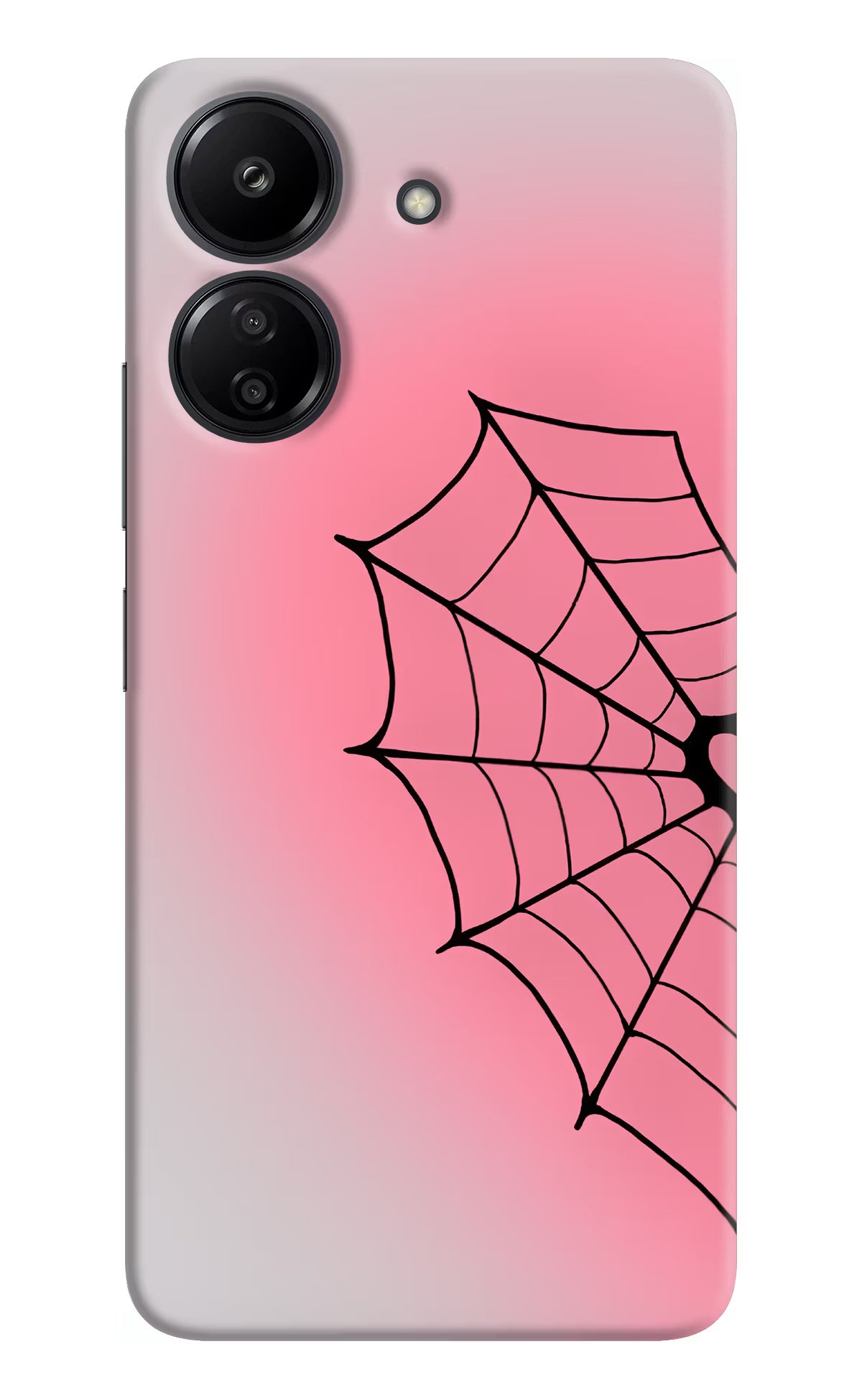 Pink Web Redmi 13C 4G Back Cover
