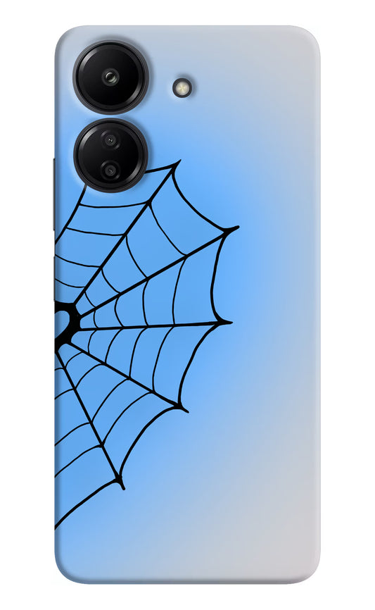 Blue Web Redmi 13C 4G Hard Case Back Cover by Casekaro