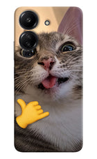 Silly Cat Call Redmi 13C 4G Hard Case Back Cover by Casekaro