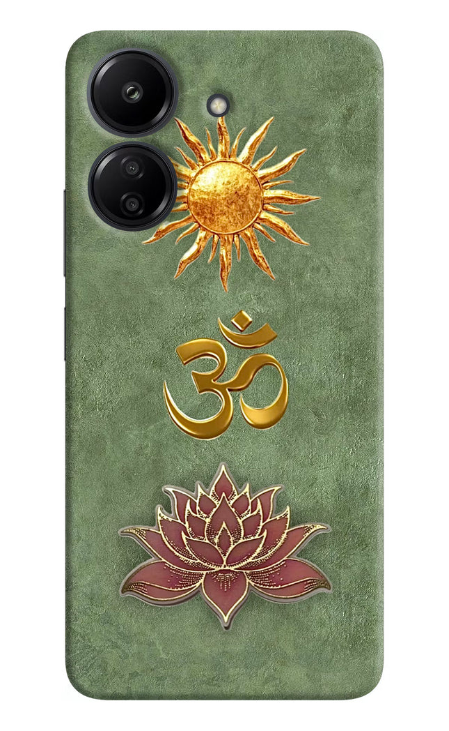 Om & Lotus Redmi 13C 4G Back Cover