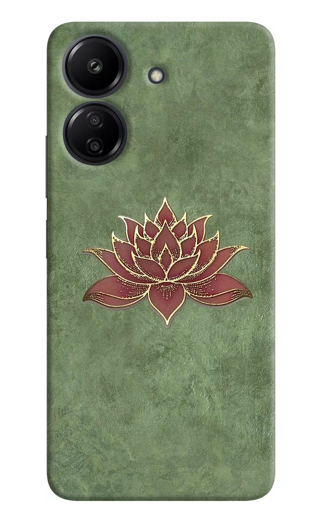 Lotus Grace Redmi 13C 4G Hard Case Back Cover by Casekaro