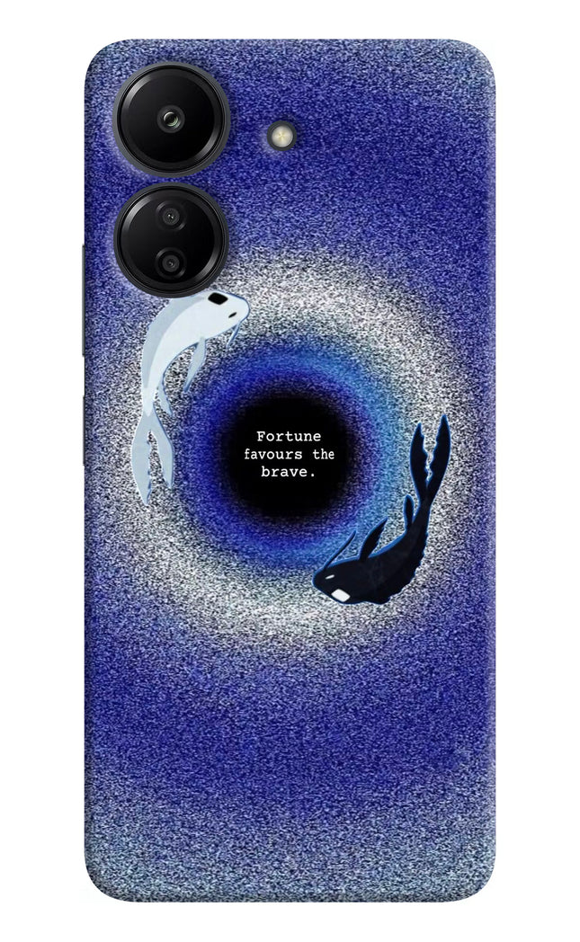 Dark Koi Redmi 13C 4G Hard Case Back Cover by Casekaro