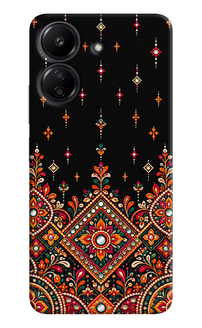 Noir Mehfil Redmi 13C 4G Hard Case Back Cover by Casekaro
