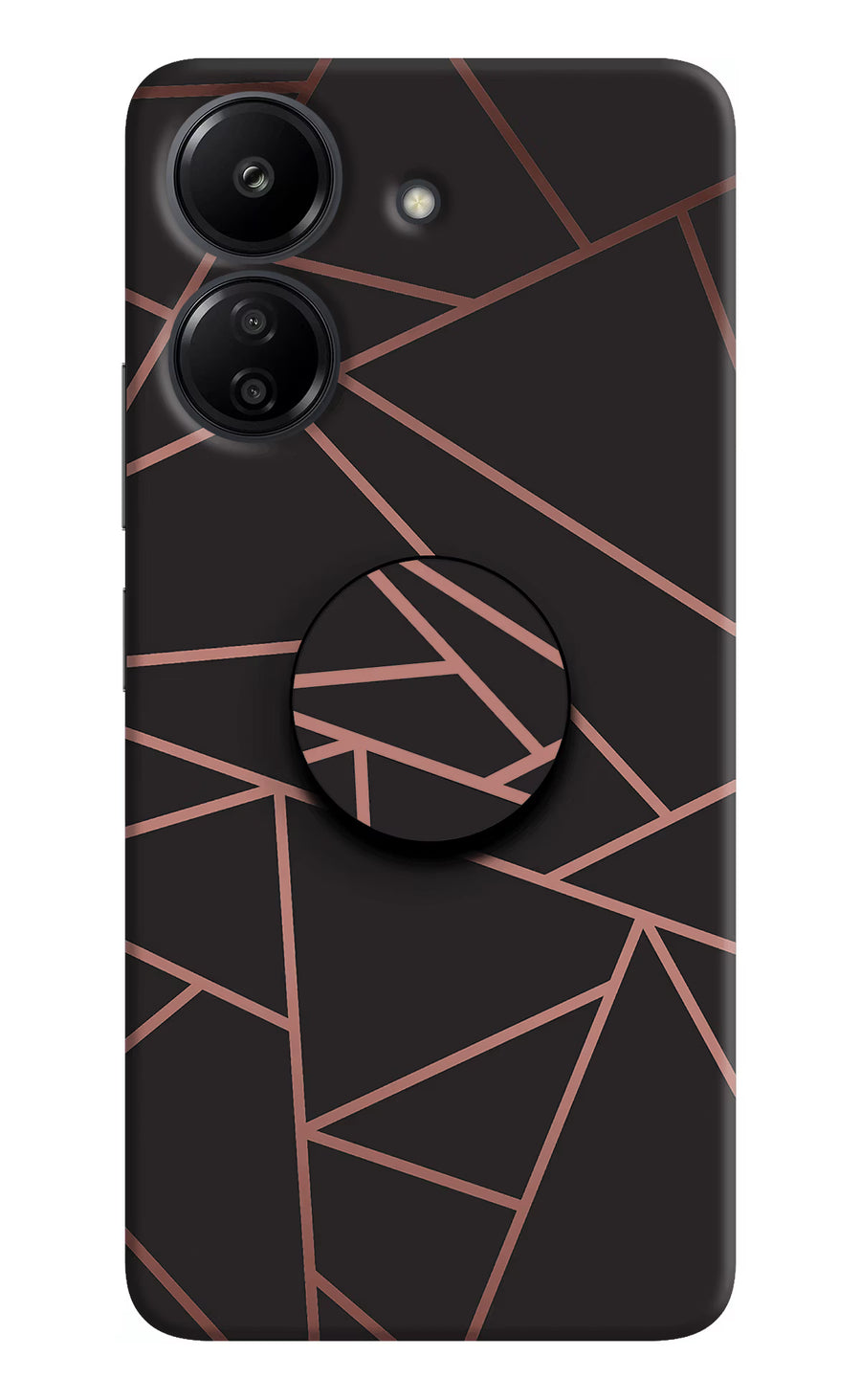 Geometric Pattern Redmi 13C 4G Pop Case, Hard case