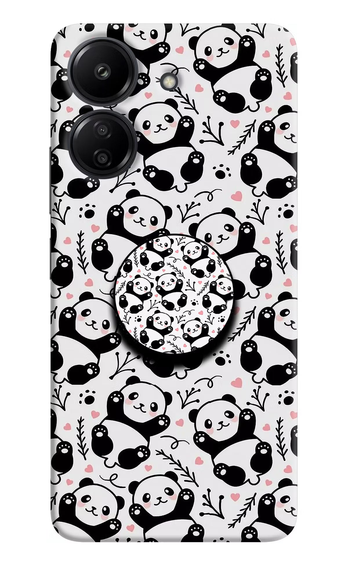 Cute Panda Redmi 13C 4G Pop Case by Casekaro