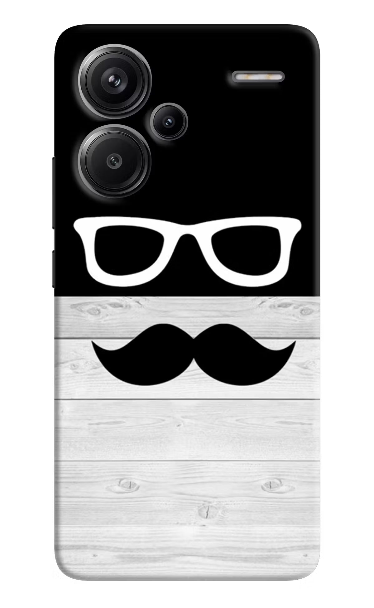 Mustache Redmi Note 13 Pro+ 5G Hard Case Back Cover by Casekaro