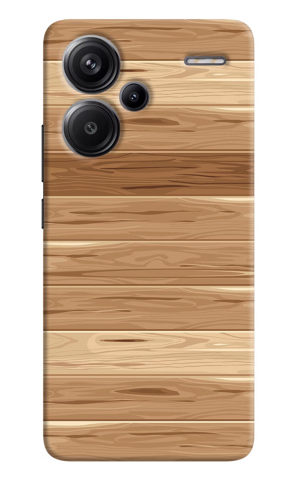 Wooden Vector Redmi Note 13 Pro+ 5G Hard Case Back Cover by Casekaro