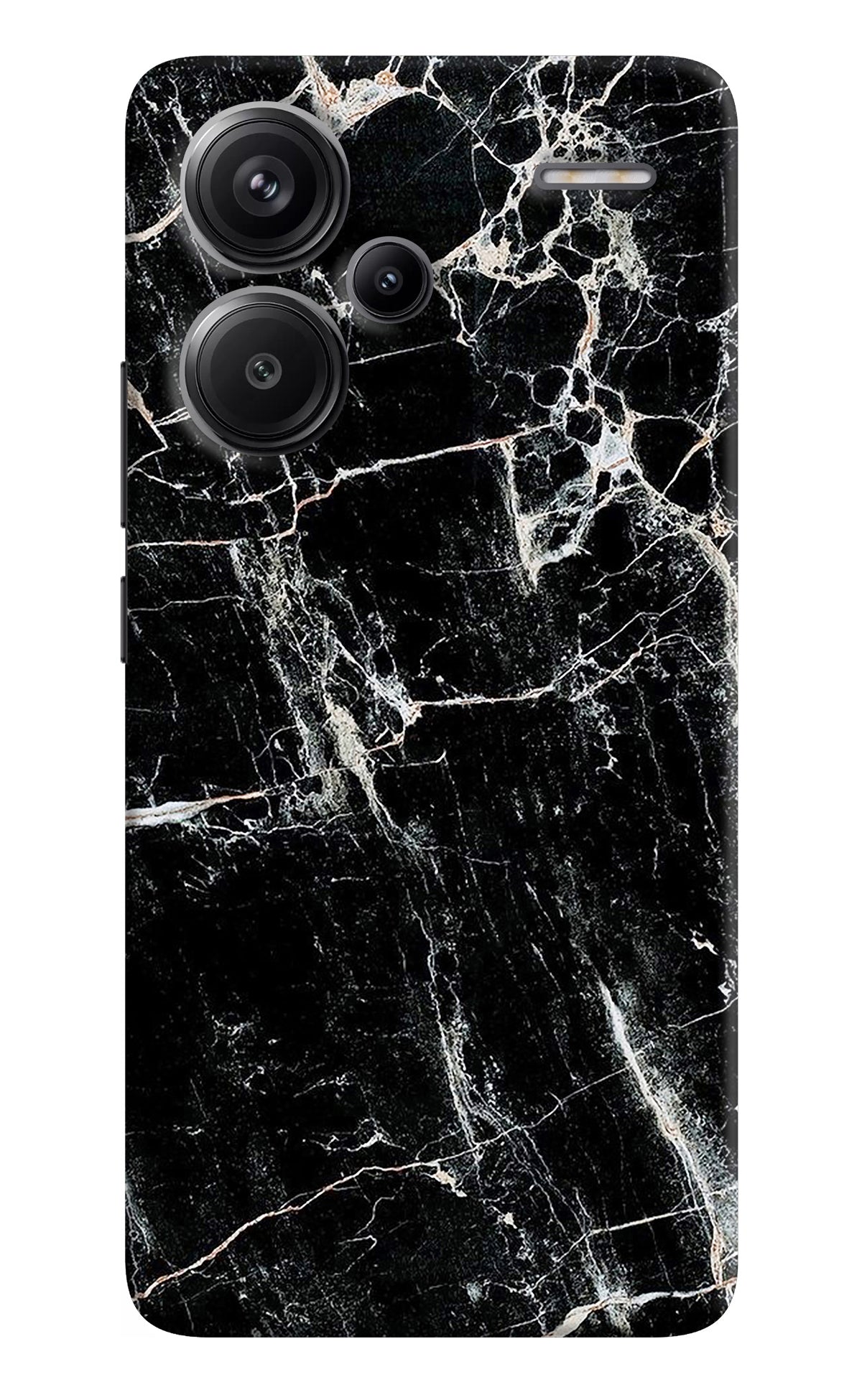 Black Marble Texture Redmi Note 13 Pro+ 5G Back Cover