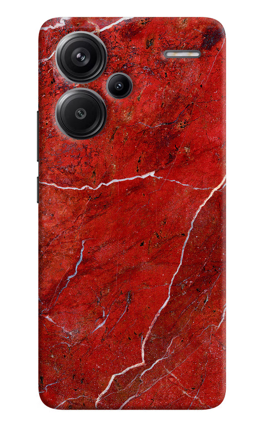 Red Marble Design Redmi Note 13 Pro+ 5G Hard Case Back Cover by Casekaro
