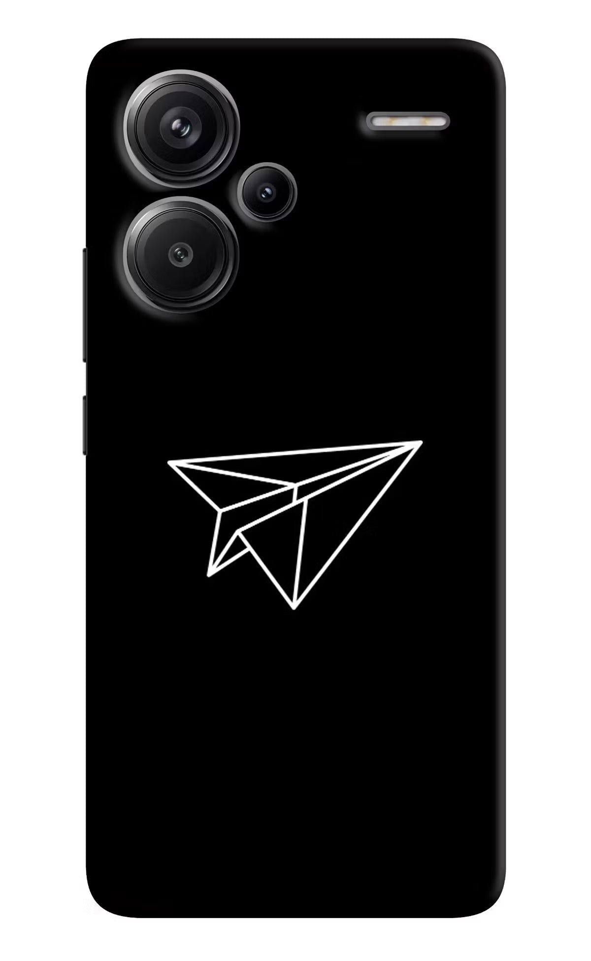 Paper Plane White Redmi Note 13 Pro+ 5G Hard Case Back Cover by Casekaro