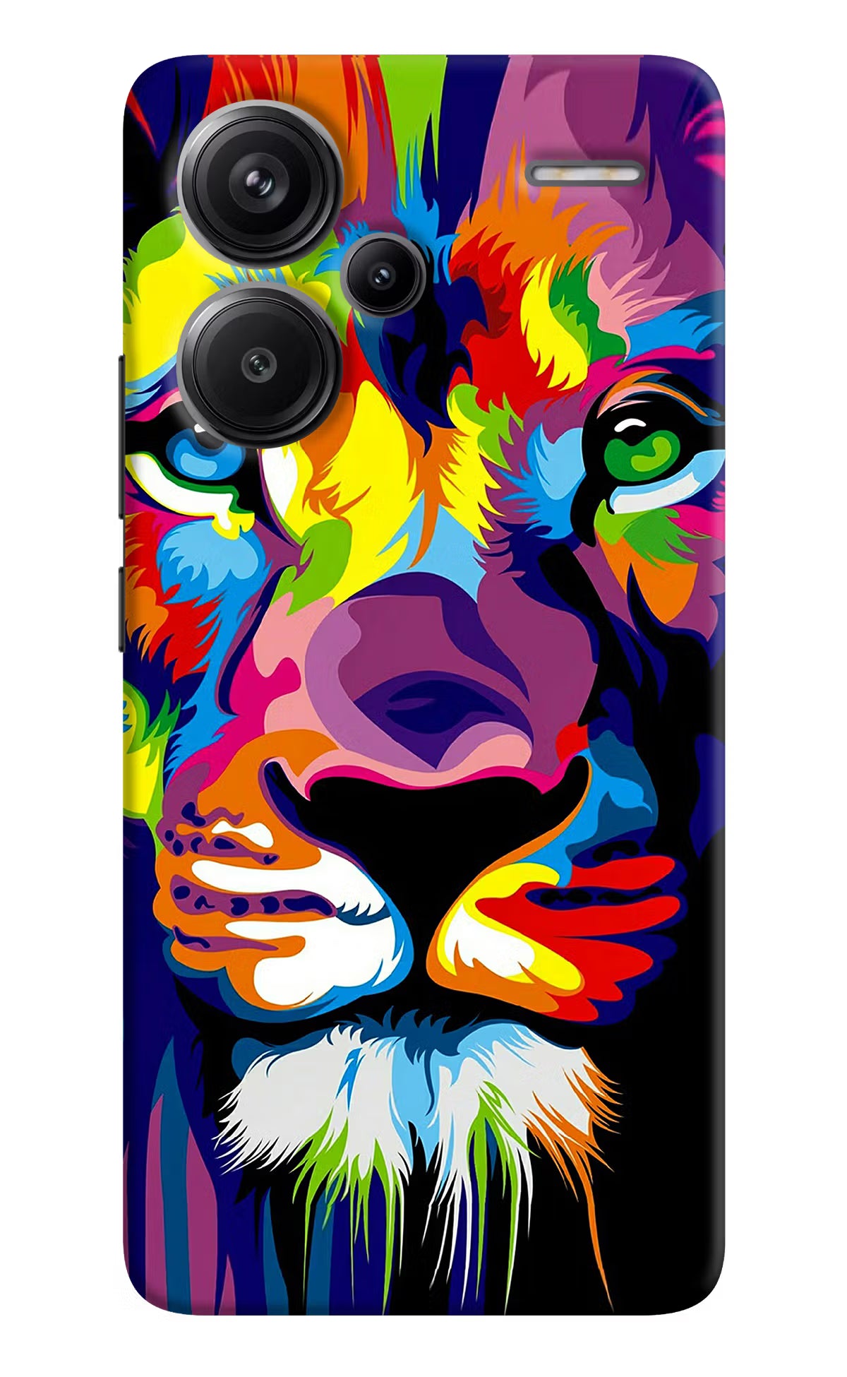 Lion Redmi Note 13 Pro+ 5G Hard Case Back Cover by Casekaro