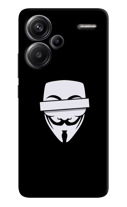 Anonymous Face Redmi Note 13 Pro+ 5G Hard Case Back Cover by Casekaro