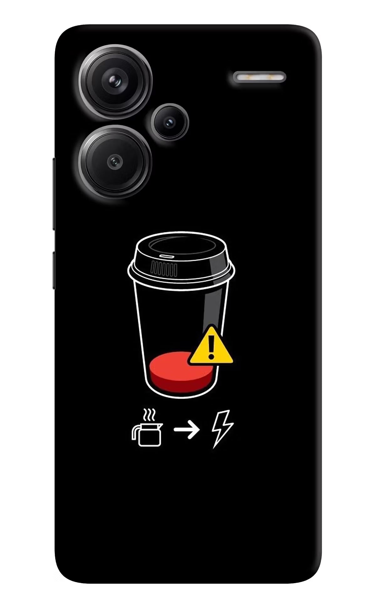 Coffee Redmi Note 13 Pro+ 5G Hard Case Back Cover by Casekaro