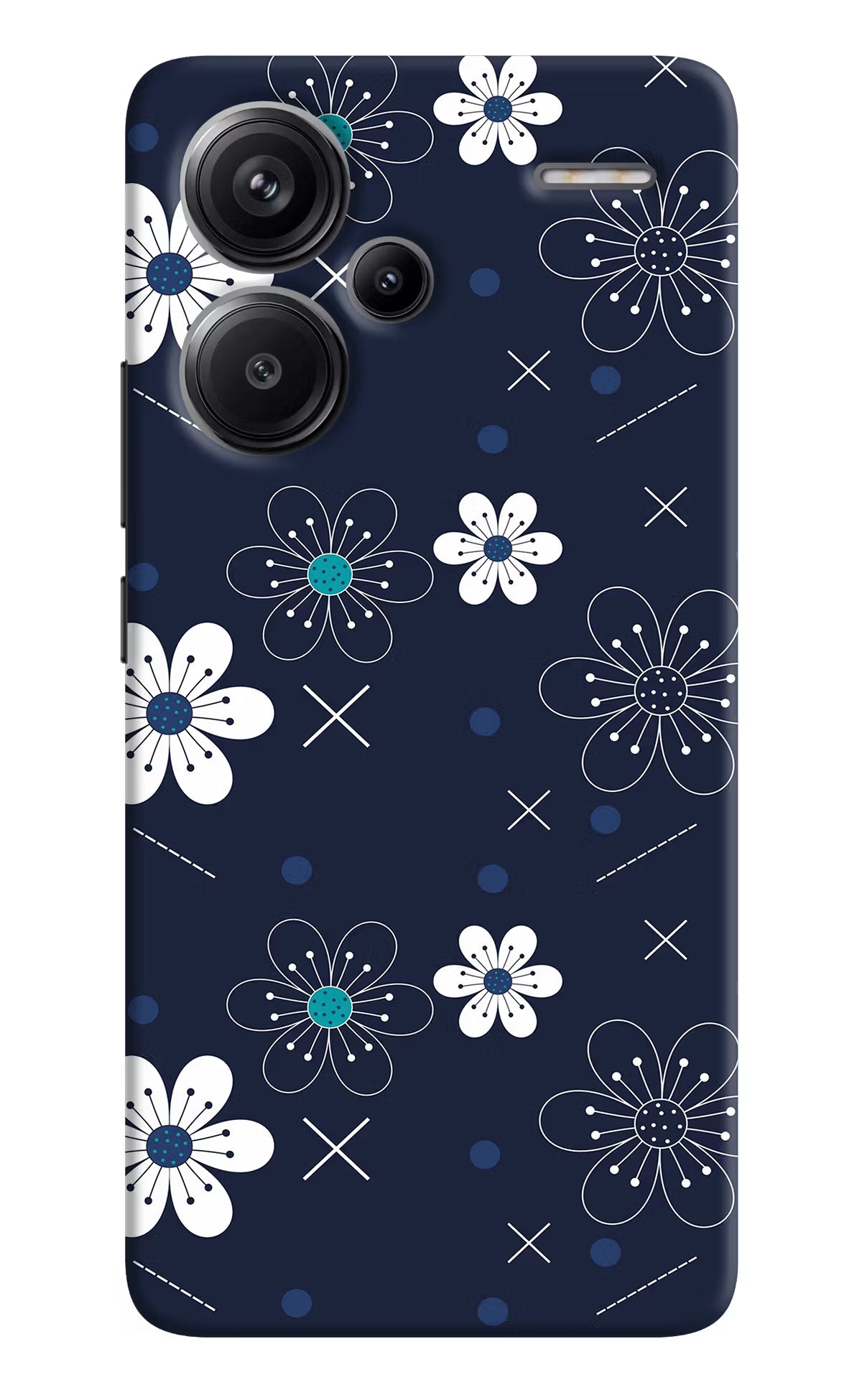 Flowers Redmi Note 13 Pro+ 5G Hard Case Back Cover by Casekaro