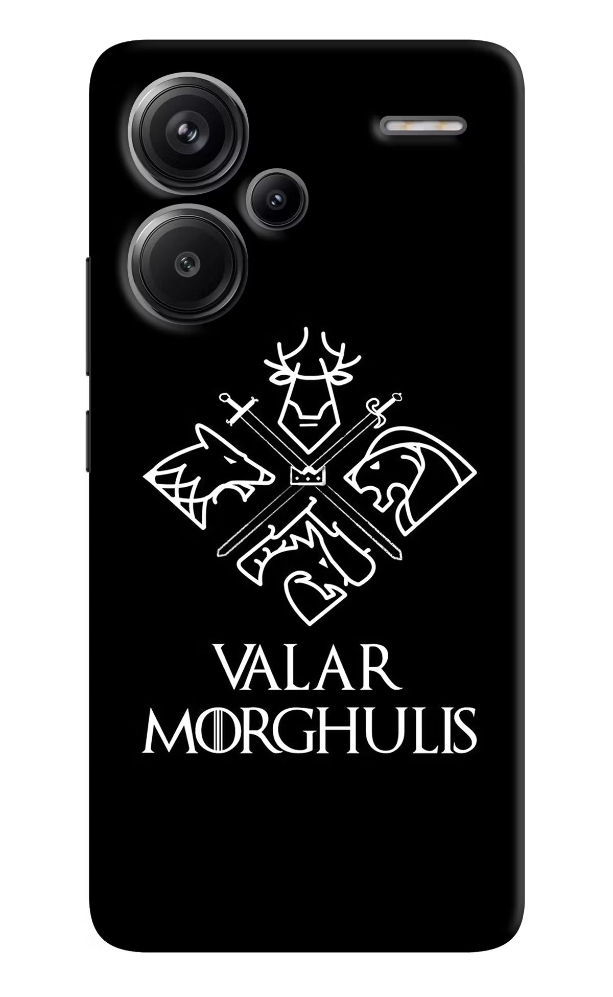 Valar Morghulis | Game Of Thrones Redmi Note 13 Pro+ 5G Hard Case Back Cover by Casekaro