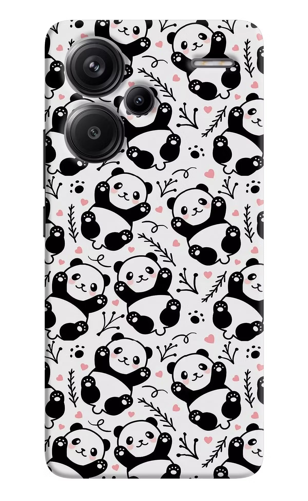 Cute Panda Redmi Note 13 Pro+ 5G Hard Case Back Cover by Casekaro