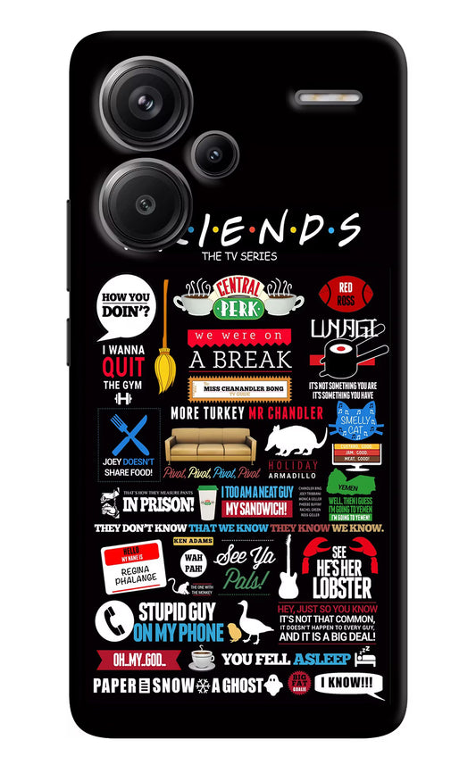 FRIENDS Redmi Note 13 Pro+ 5G Hard Case Back Cover by Casekaro