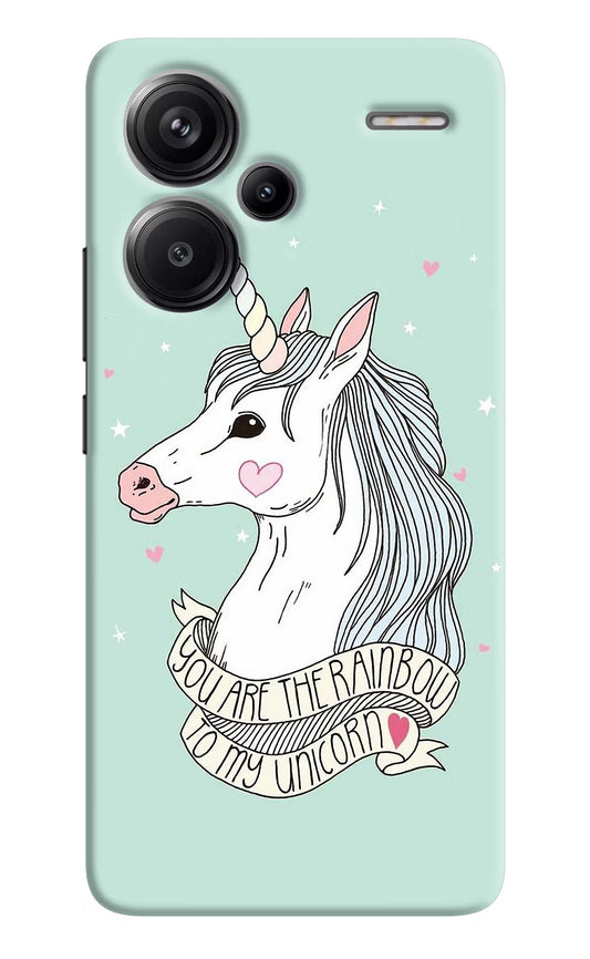 Unicorn Wallpaper Redmi Note 13 Pro+ 5G Hard Case Back Cover by Casekaro