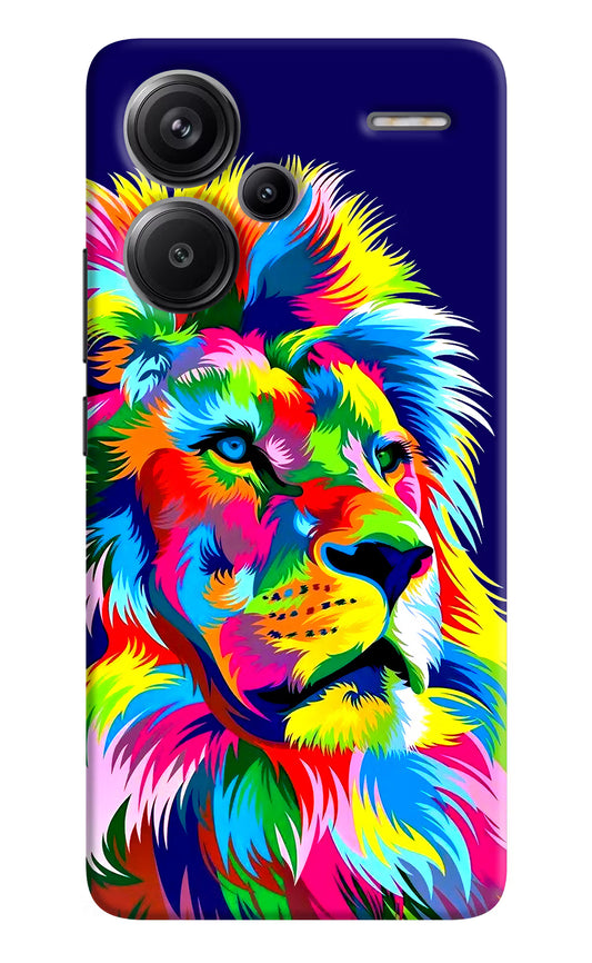 Vector Art Lion Redmi Note 13 Pro+ 5G Hard Case Back Cover by Casekaro