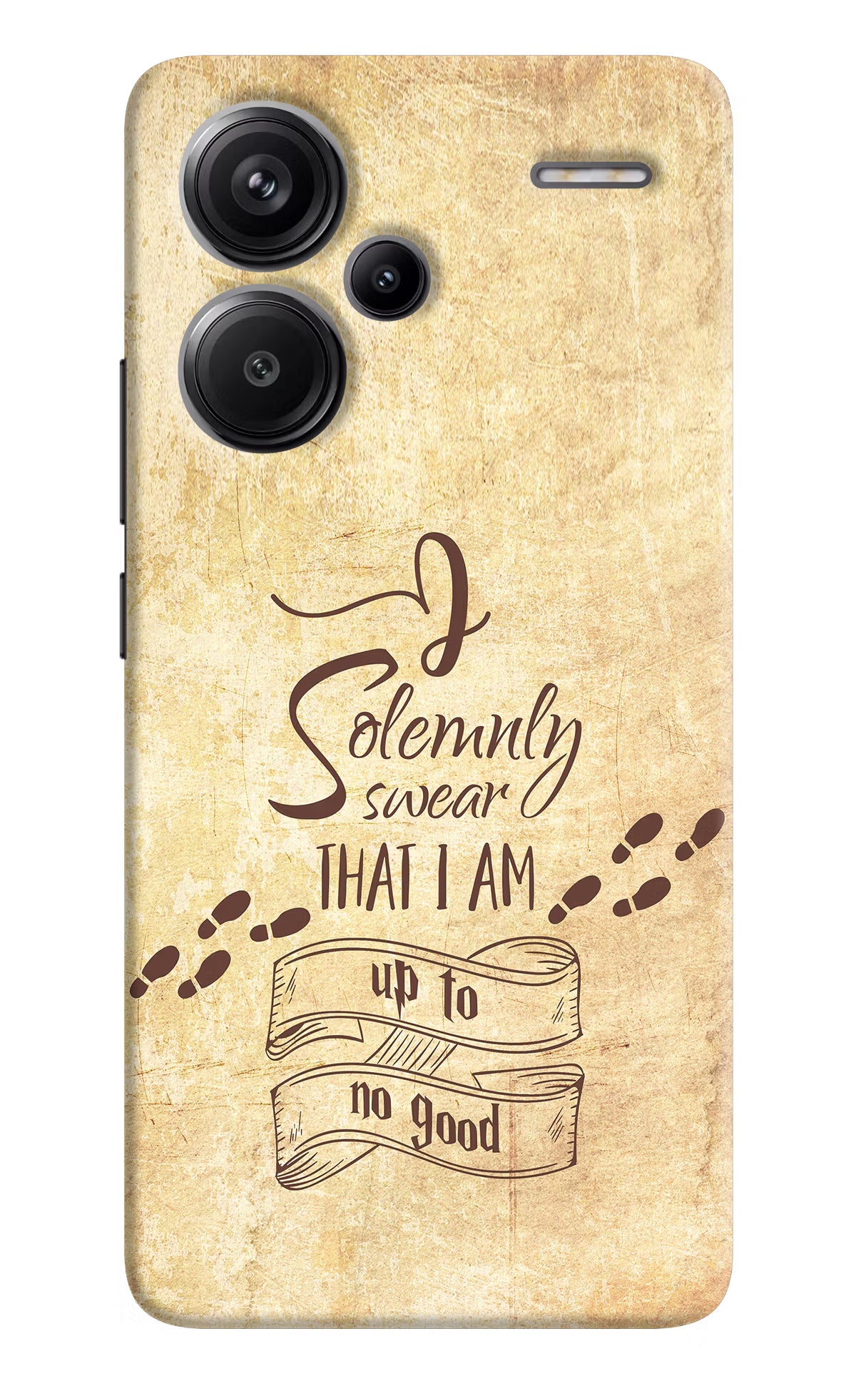 I Solemnly swear that i up to no good Redmi Note 13 Pro+ 5G Hard Case Back Cover by Casekaro