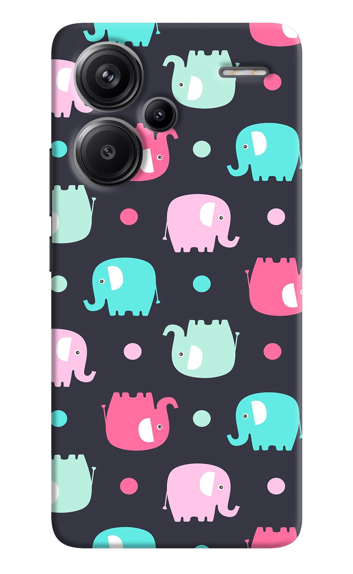 Elephants Redmi Note 13 Pro+ 5G Back Cover