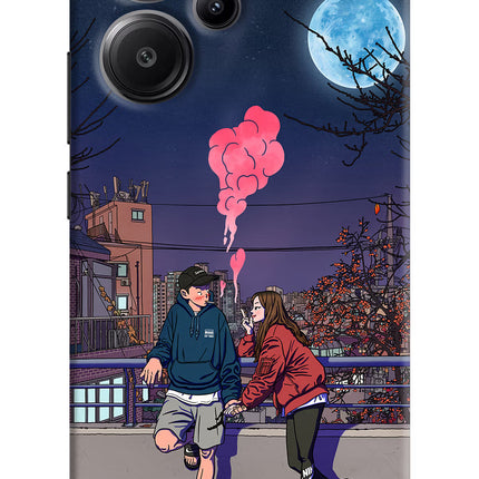Chilling Couple Redmi Note 13 Pro+ 5G Hard Case Back Cover by Casekaro