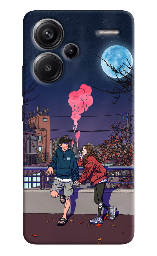 Chilling Couple Redmi Note 13 Pro+ 5G Hard Case Back Cover by Casekaro