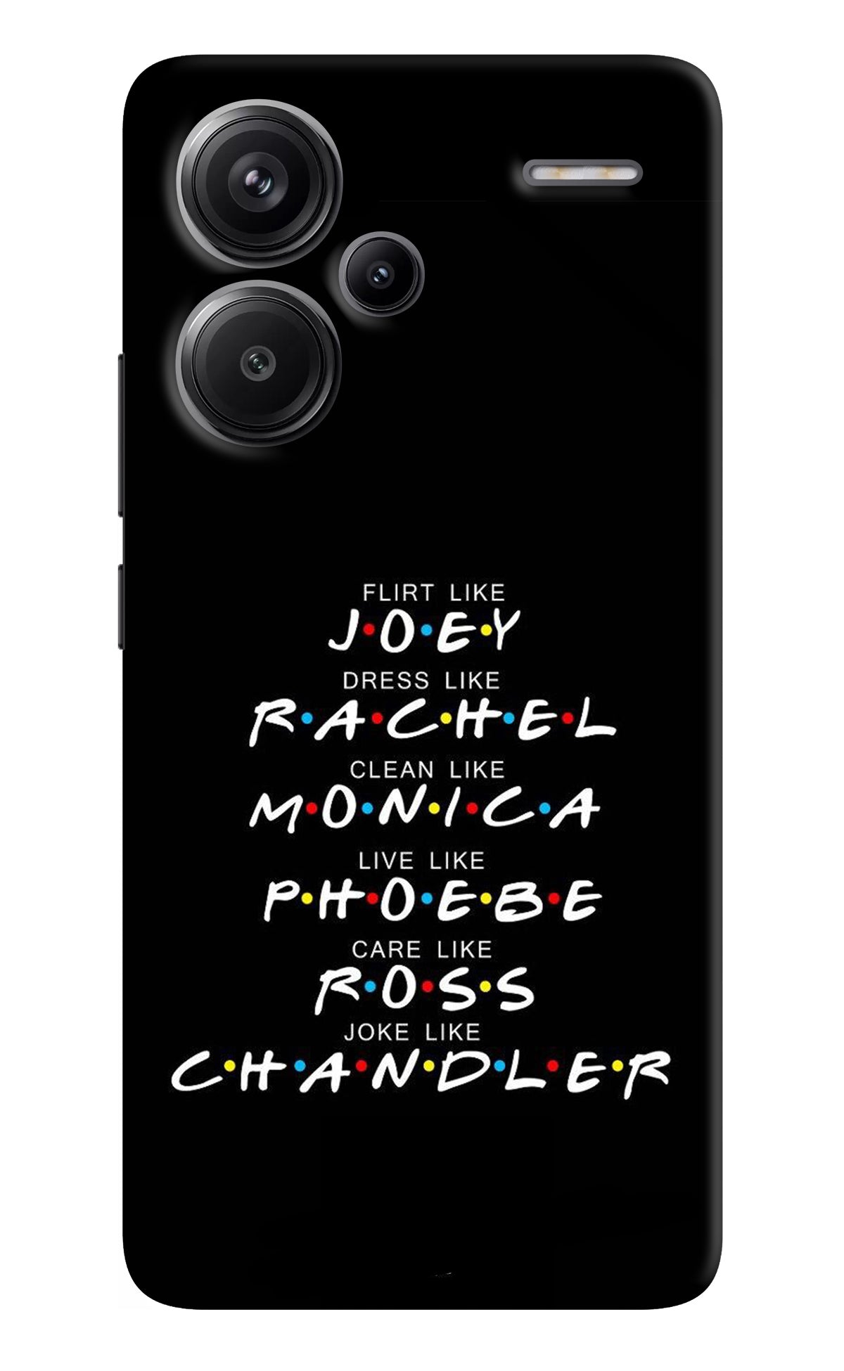 FRIENDS Character Redmi Note 13 Pro+ 5G Back Cover