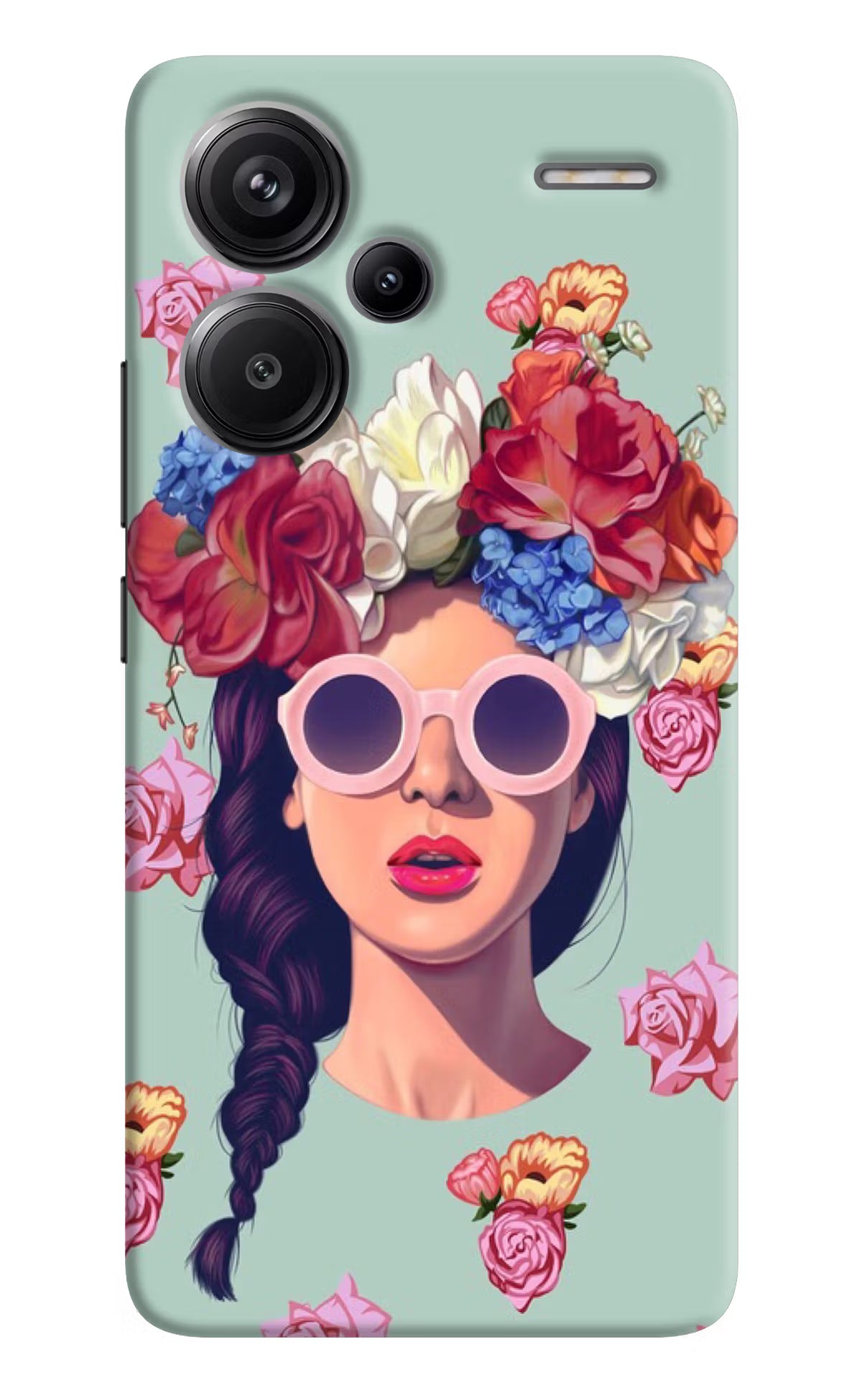 Pretty Girl Redmi Note 13 Pro+ 5G Hard Case Back Cover by Casekaro