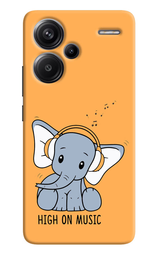 High On Music Redmi Note 13 Pro+ 5G Hard Case Back Cover by Casekaro