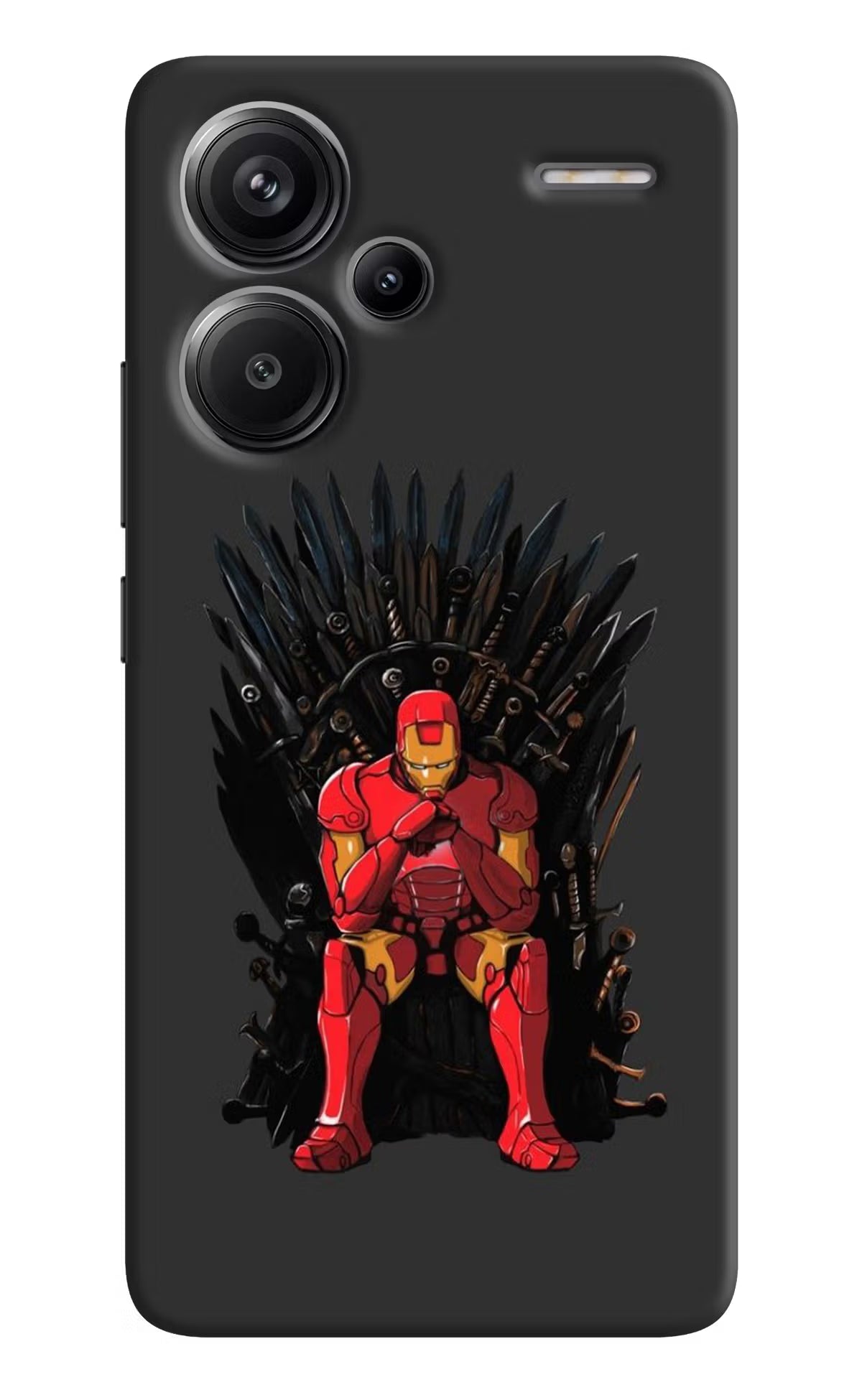 Ironman Throne Redmi Note 13 Pro+ 5G Hard Case Back Cover by Casekaro