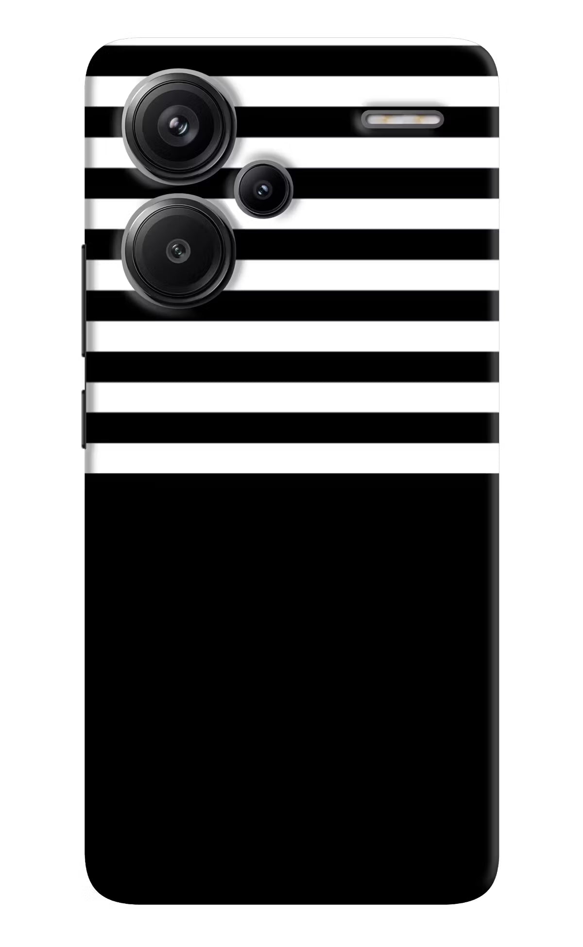 Black and White Print Redmi Note 13 Pro+ 5G Hard Case Back Cover by Casekaro