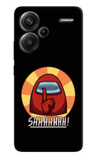 Among Us Shhh! Redmi Note 13 Pro+ 5G Hard Case Back Cover by Casekaro