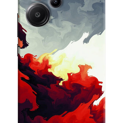 Fire Cloud Redmi Note 13 Pro+ 5G Hard Case Back Cover by Casekaro