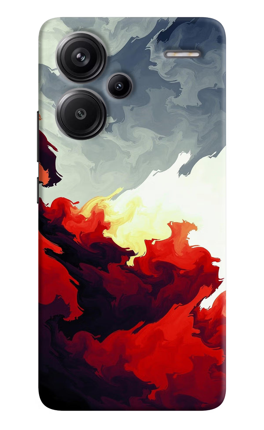 Fire Cloud Redmi Note 13 Pro+ 5G Back Cover, Hard case