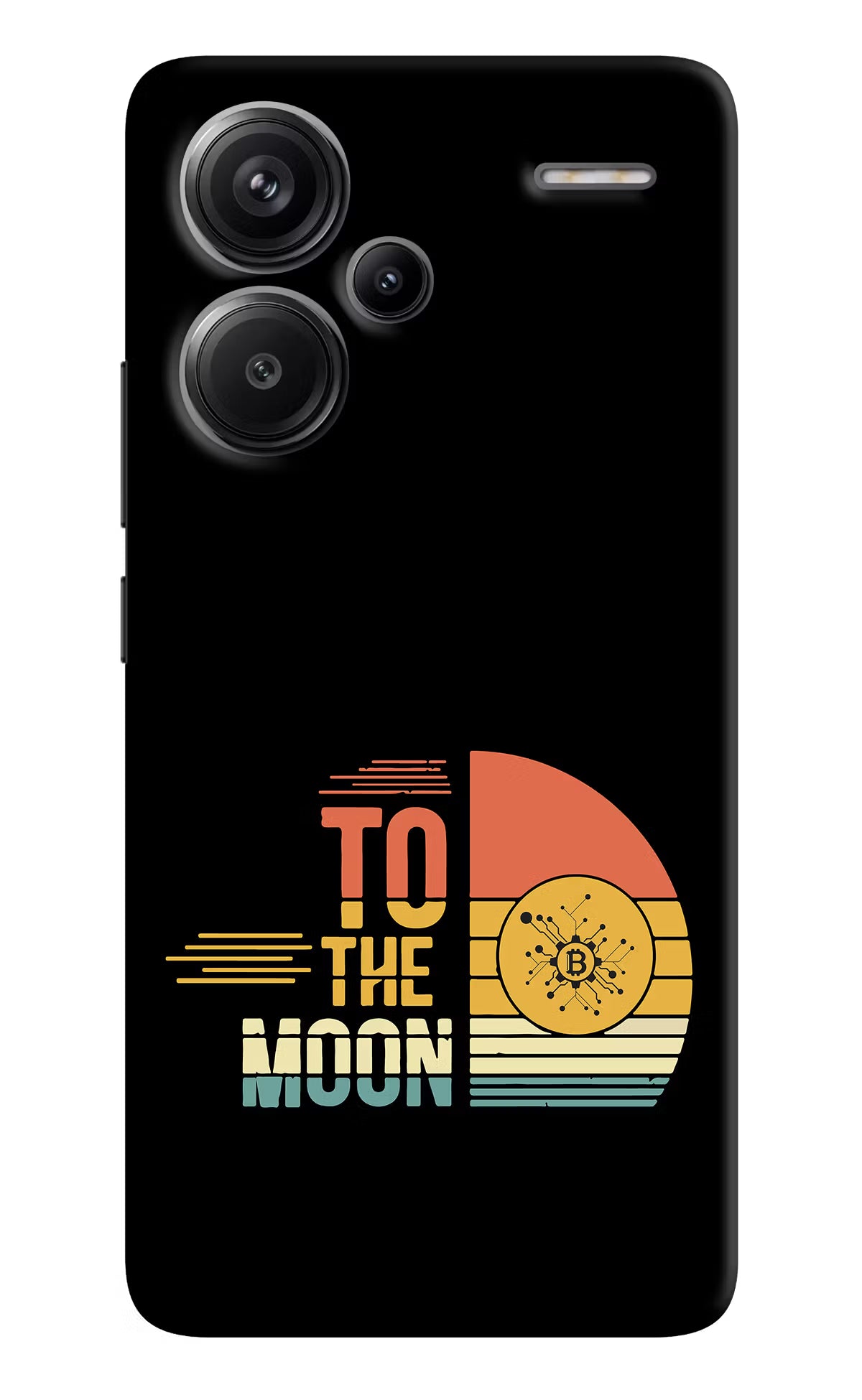 To the Moon Redmi Note 13 Pro+ 5G Hard Case Back Cover by Casekaro