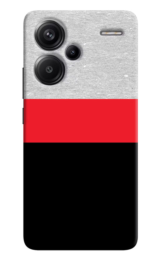 Tri Color Pattern Redmi Note 13 Pro+ 5G Hard Case Back Cover by Casekaro
