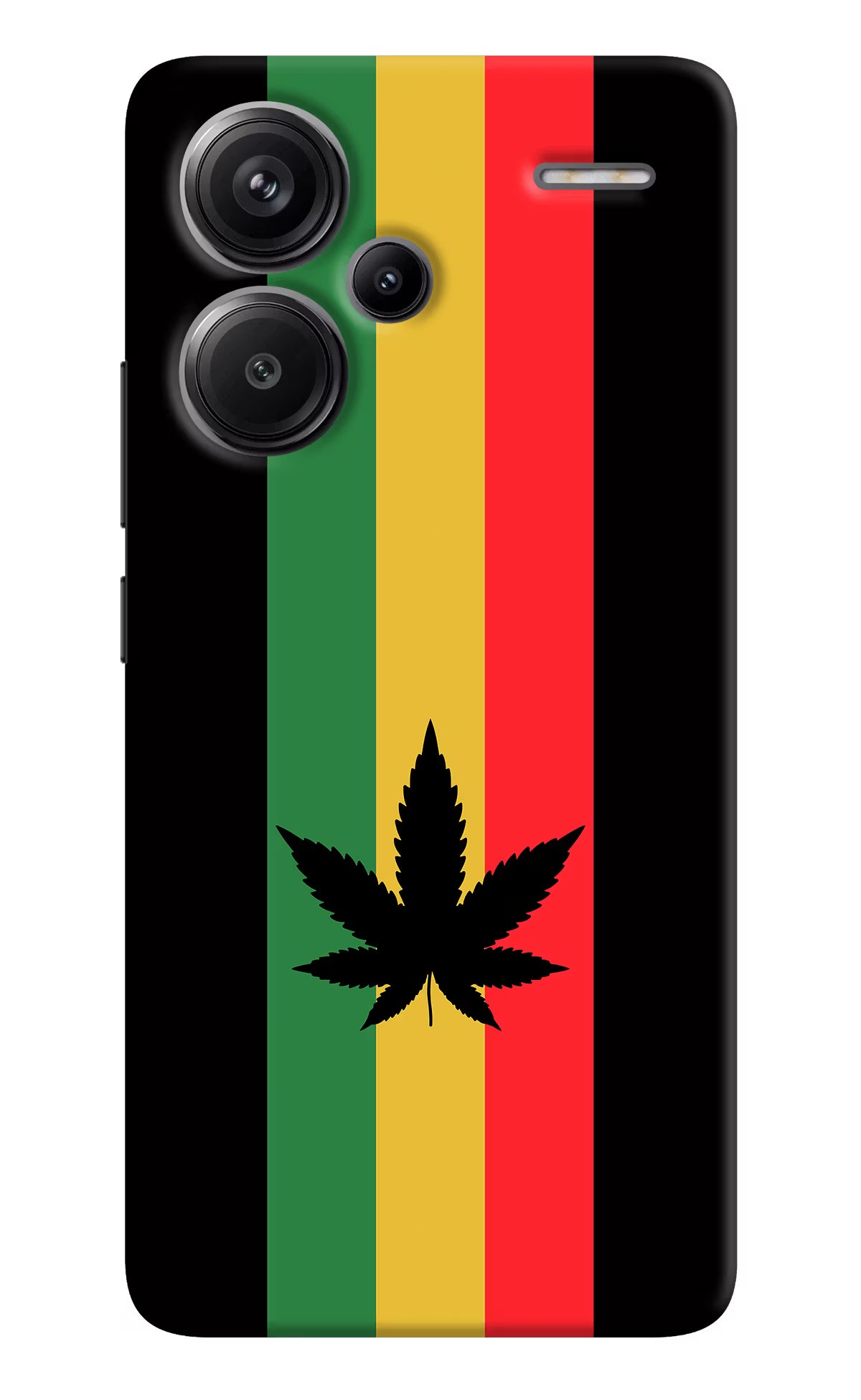 Weed Flag Redmi Note 13 Pro+ 5G Hard Case Back Cover by Casekaro