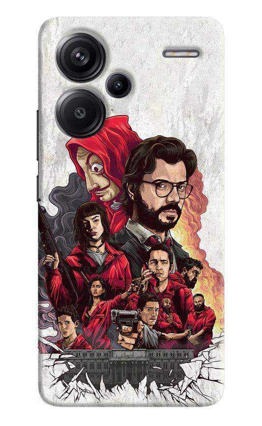 Money Heist Artwork Redmi Note 13 Pro+ 5G Back Cover