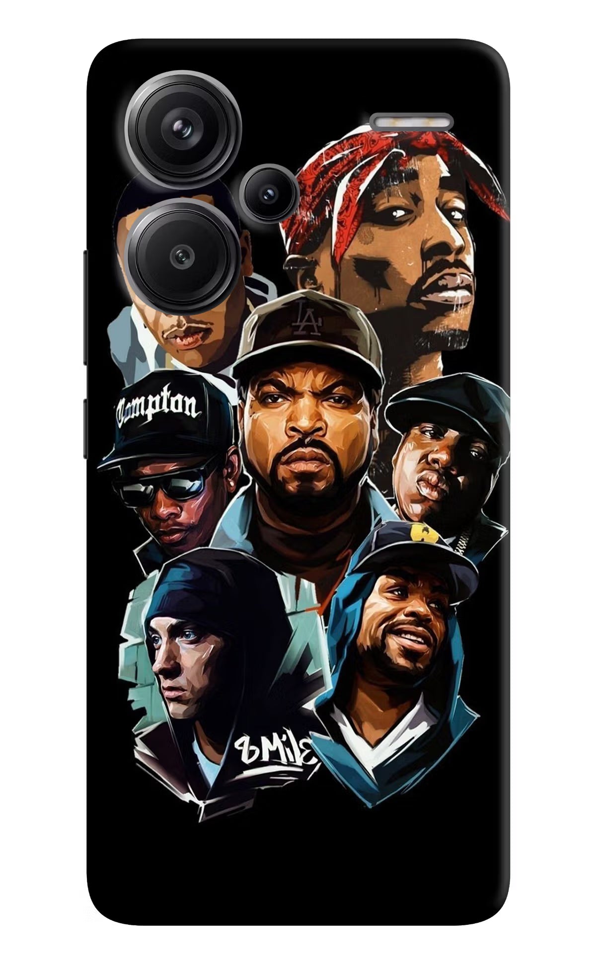 Rappers Redmi Note 13 Pro+ 5G Hard Case Back Cover by Casekaro