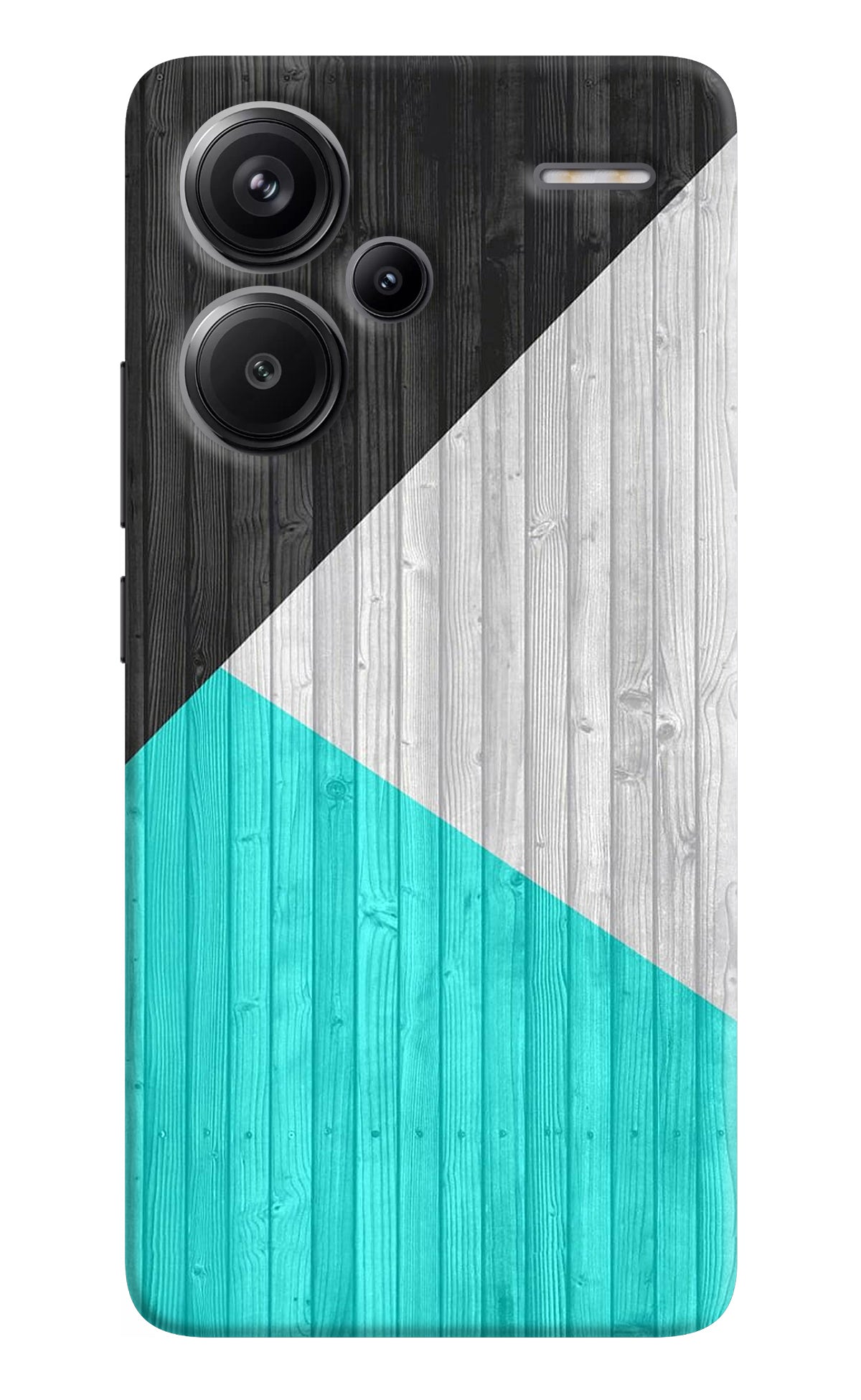 Wooden Abstract Redmi Note 13 Pro+ 5G Back Cover