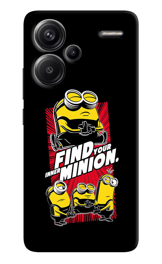 Find your inner Minion Redmi Note 13 Pro+ 5G Hard Case Back Cover by Casekaro