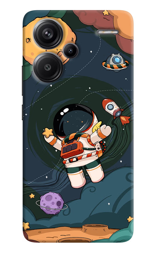 Cartoon Astronaut Redmi Note 13 Pro+ 5G Hard Case Back Cover by Casekaro