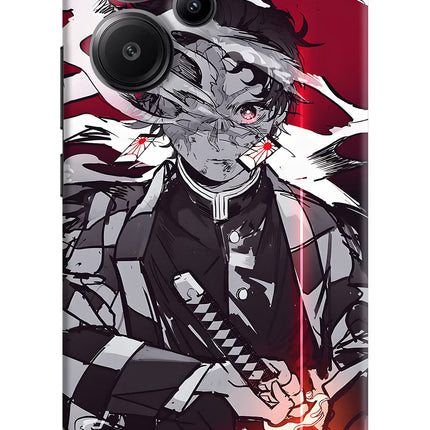 Demon Slayer Redmi Note 13 Pro+ 5G Hard Case Back Cover by Casekaro