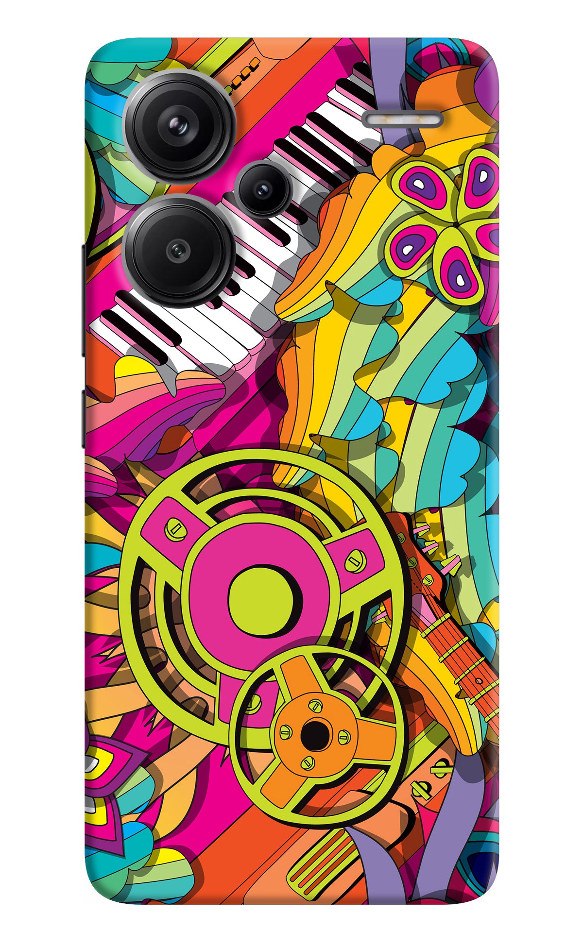 Music Doodle Redmi Note 13 Pro+ 5G Back Cover