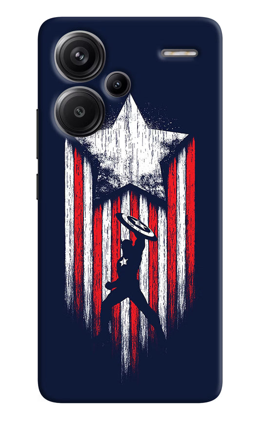 Captain America Marvel Art Redmi Note 13 Pro+ 5G Hard Case Back Cover by Casekaro