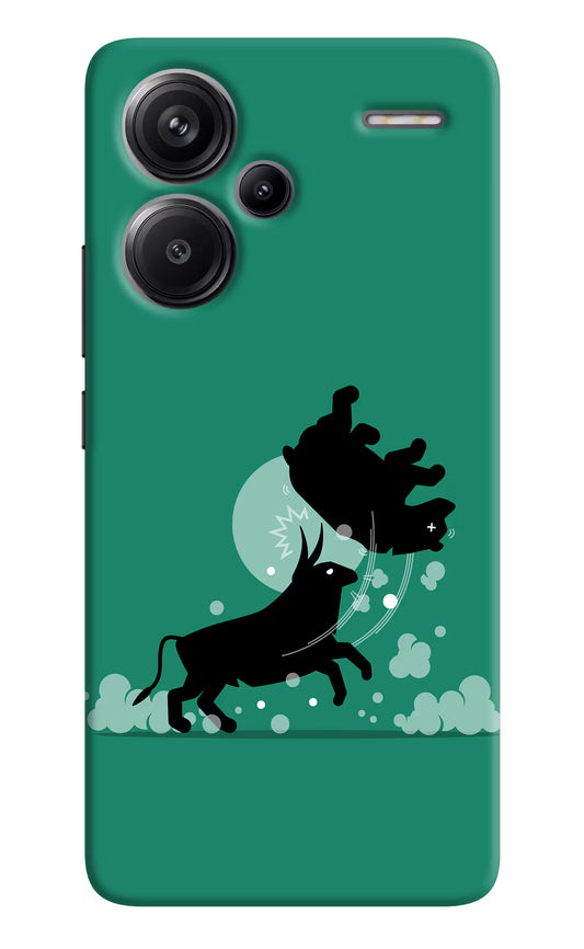Bull Conqueror Redmi Note 13 Pro+ 5G Hard Case Back Cover by Casekaro