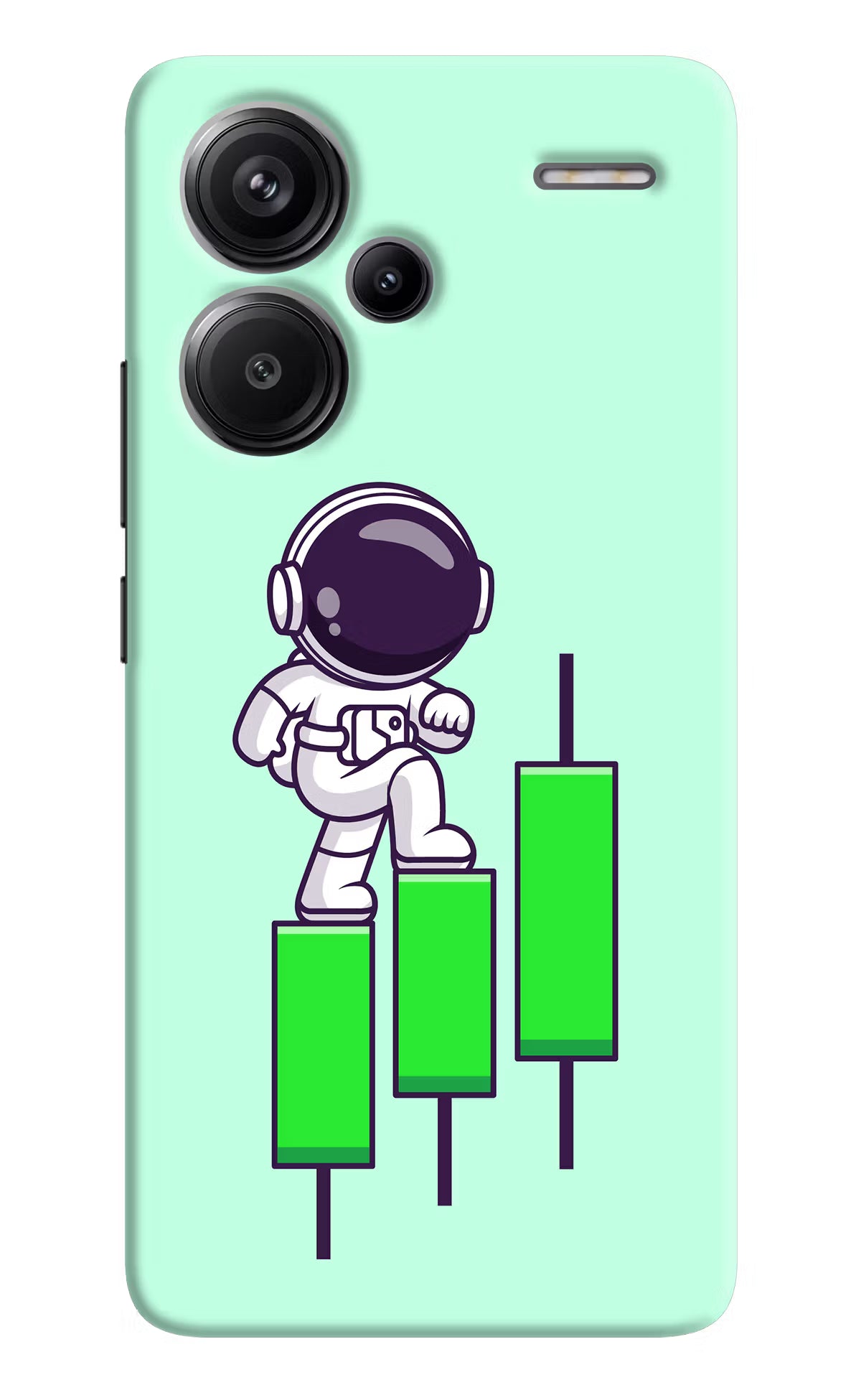 Astronaut Trader Redmi Note 13 Pro+ 5G Hard Case Back Cover by Casekaro