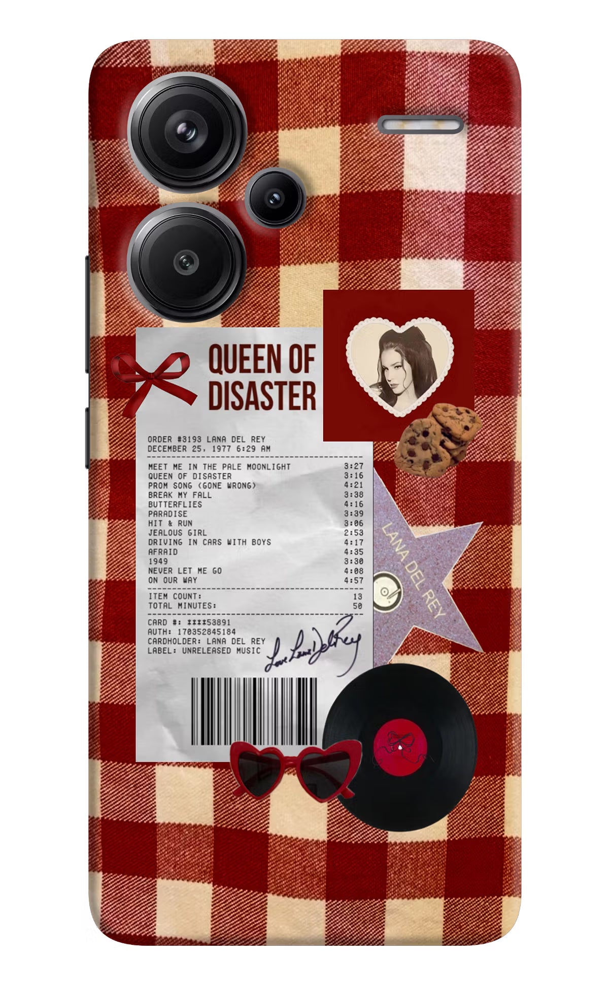 Queen of Disaster Redmi Note 13 Pro+ 5G Hard Case Back Cover by Casekaro