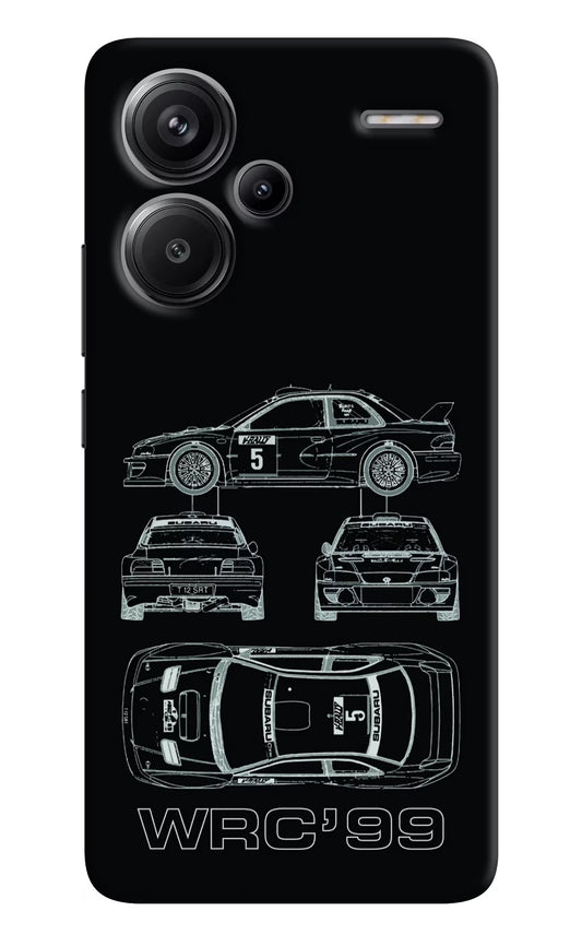 WRC'99 Redmi Note 13 Pro+ 5G Hard Case Back Cover by Casekaro